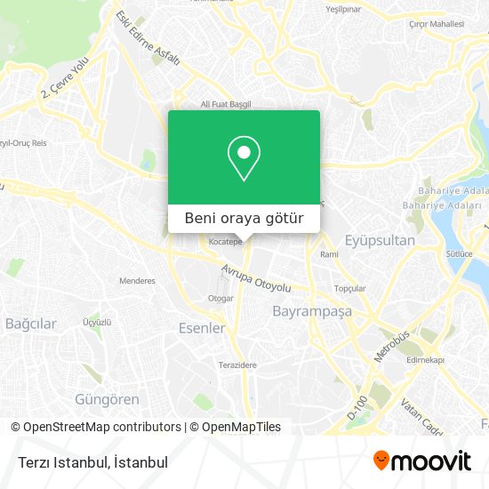 Terzı Istanbul harita