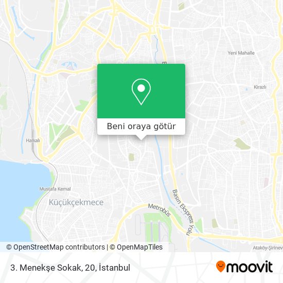 3. Menekşe Sokak, 20 harita