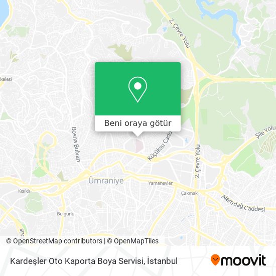Kardeşler Oto Kaporta Boya Servisi harita