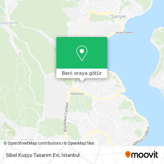 Sibel Kuşçu Tasarım Evi harita