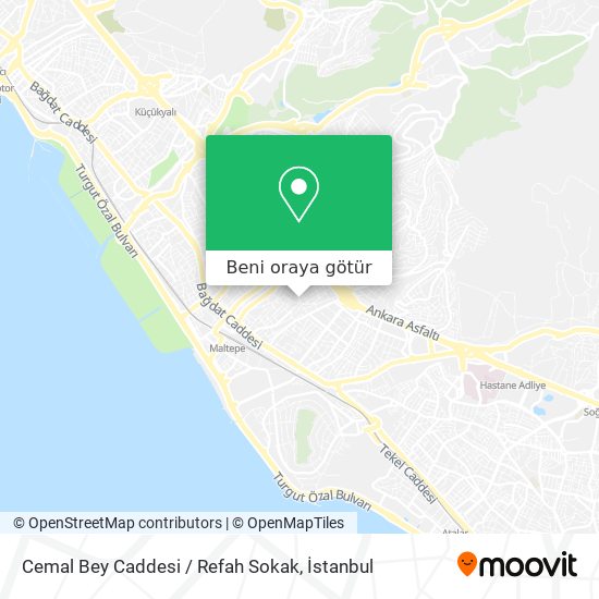 Cemal Bey Caddesi / Refah Sokak harita