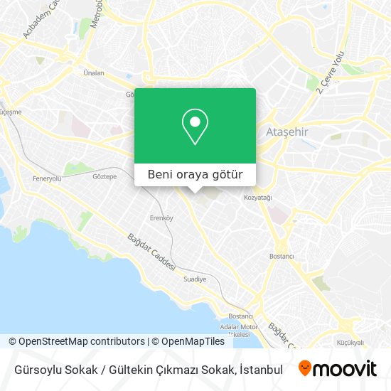 Gürsoylu Sokak / Gültekin Çıkmazı Sokak harita