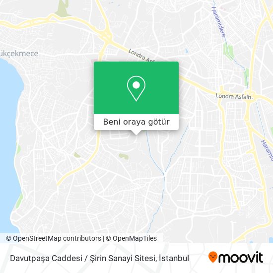 Davutpaşa Caddesi / Şirin Sanayi Sitesi harita