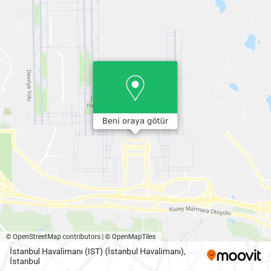 İstanbul Havalimanı (IST) (İstanbul Havalimanı) harita