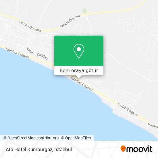 Ata Hotel Kumburgaz harita