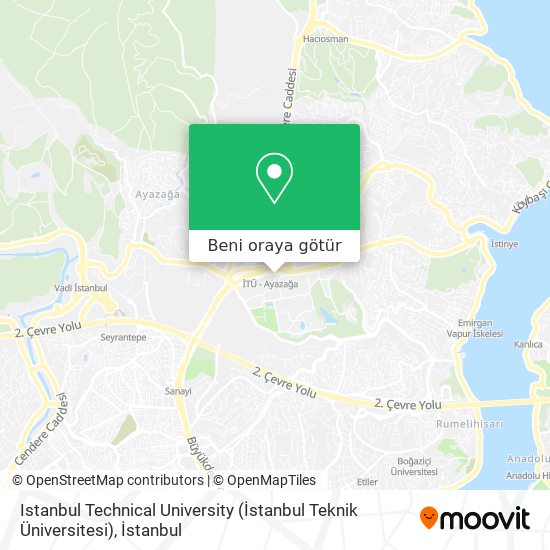 Istanbul Technical University (İstanbul Teknik Üniversitesi) harita