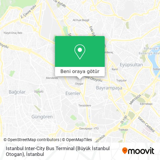 Istanbul Inter-City Bus Terminal (Büyük İstanbul Otogarı) harita