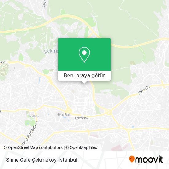 Shine Cafe Çekmeköy harita