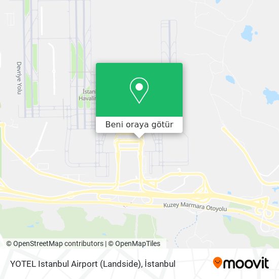 YOTEL Istanbul Airport (Landside) harita