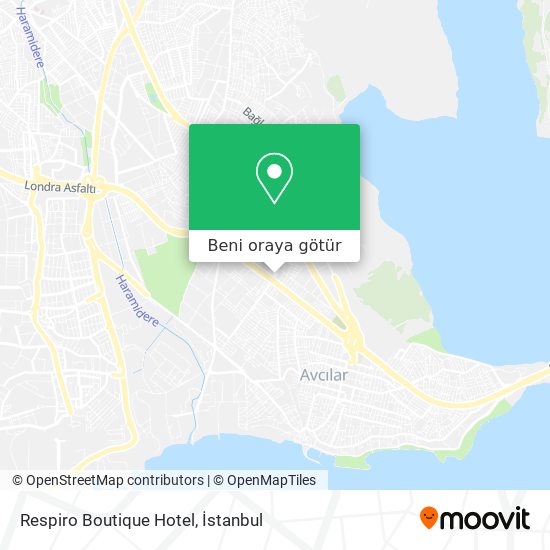 Respiro Boutique Hotel harita