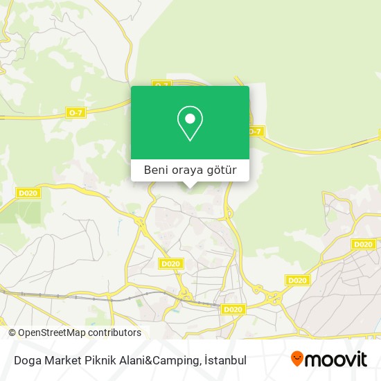 Doga Market Piknik Alani&Camping harita
