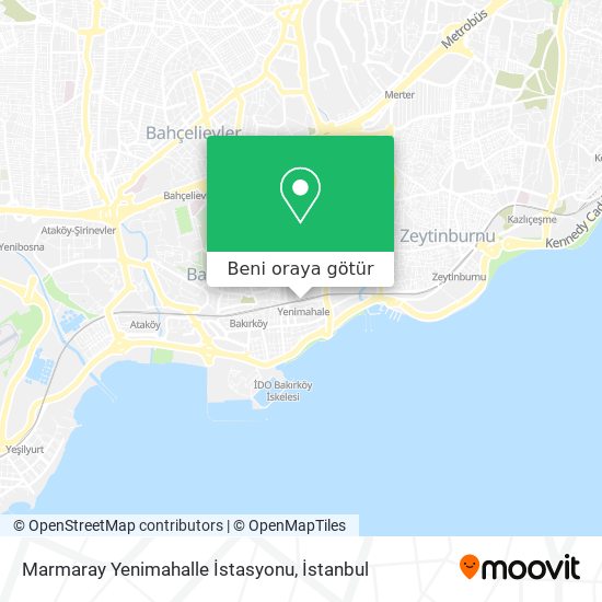 Marmaray Yenimahalle İstasyonu harita