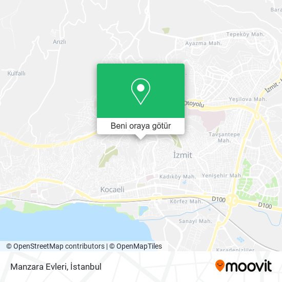 Manzara Evleri harita