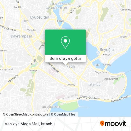 Veniziya Mega Mall harita