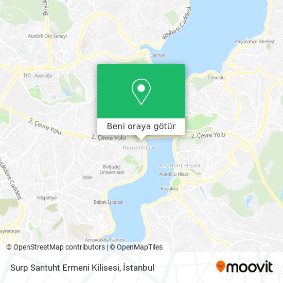 Surp Santuht Ermeni Kilisesi harita