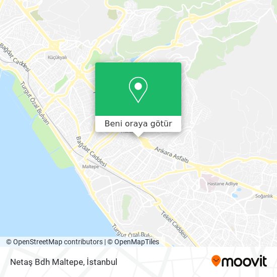 Netaş Bdh Maltepe harita