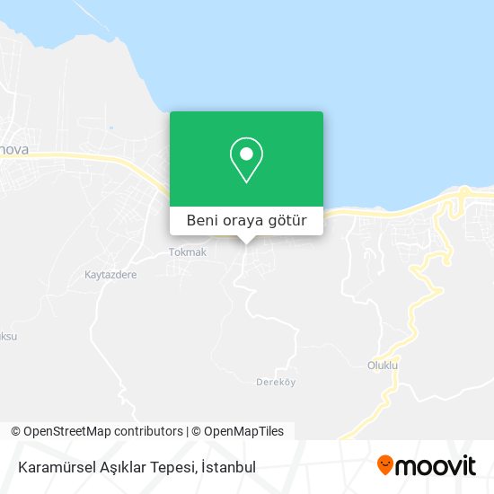 Karamürsel Aşıklar Tepesi harita