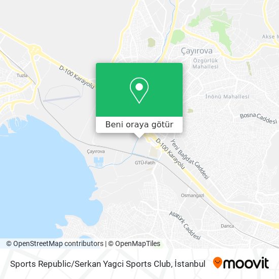 Sports Republic / Serkan Yagci Sports Club harita