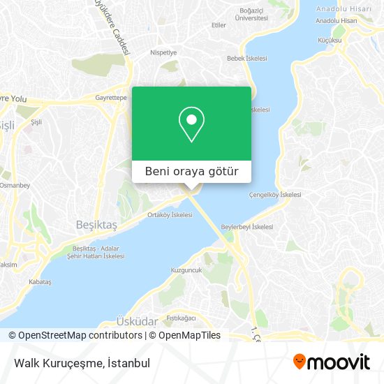 Walk Kuruçeşme harita