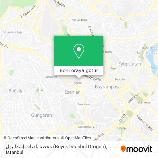 محطة باصات إسطنبول (Büyük İstanbul Otogarı) harita
