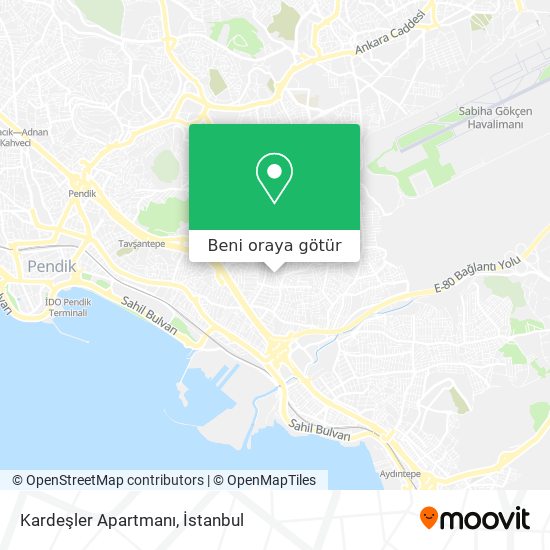 Kardeşler Apartmanı harita