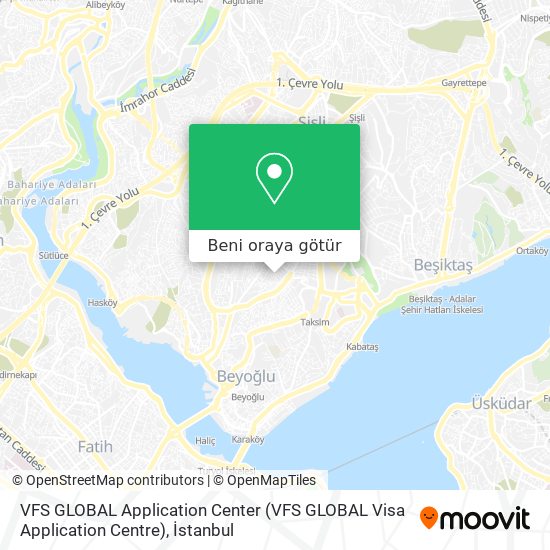 VFS GLOBAL Application Center (VFS GLOBAL Visa Application Centre) harita