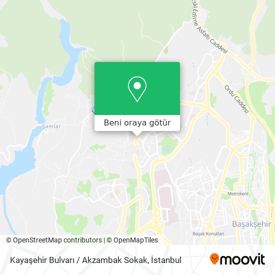 Kayaşehir Bulvarı / Akzambak Sokak harita