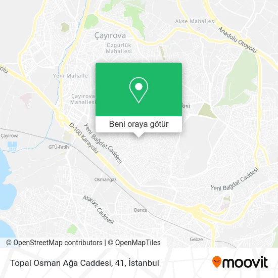Topal Osman Ağa Caddesi, 41 harita