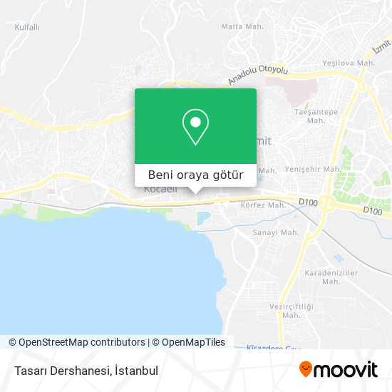 Tasarı Dershanesi harita