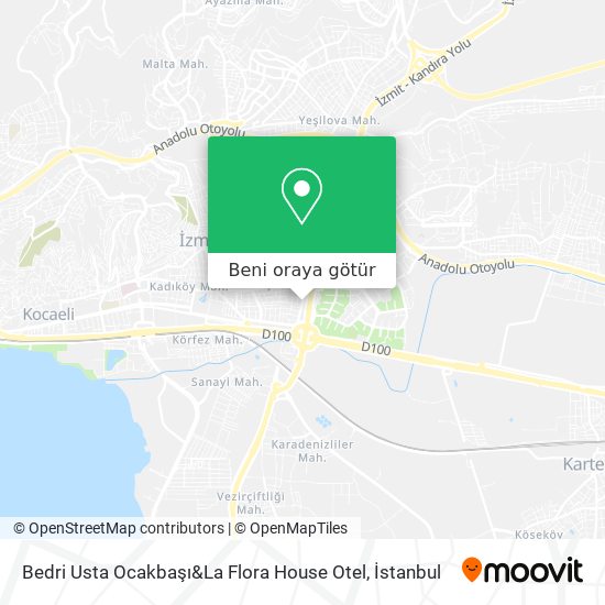 Bedri Usta Ocakbaşı&La Flora House Otel harita
