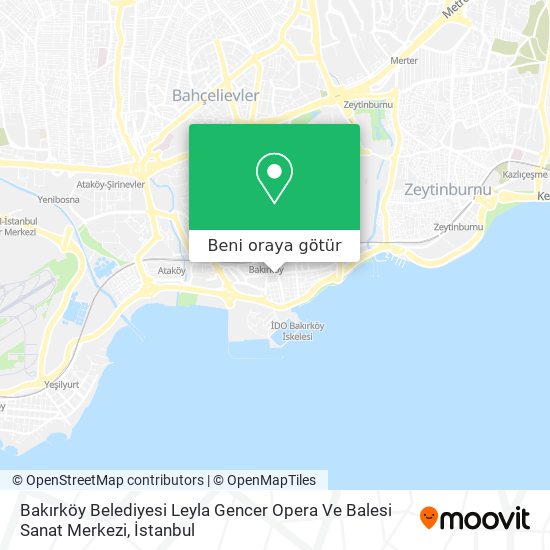Bakırköy Belediyesi Leyla Gencer Opera Ve Balesi Sanat Merkezi harita