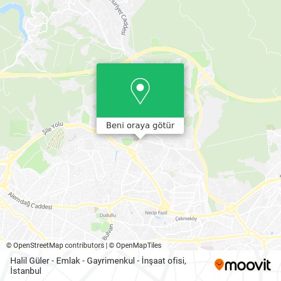 Halil Güler - Emlak - Gayrimenkul - İnşaat ofisi harita