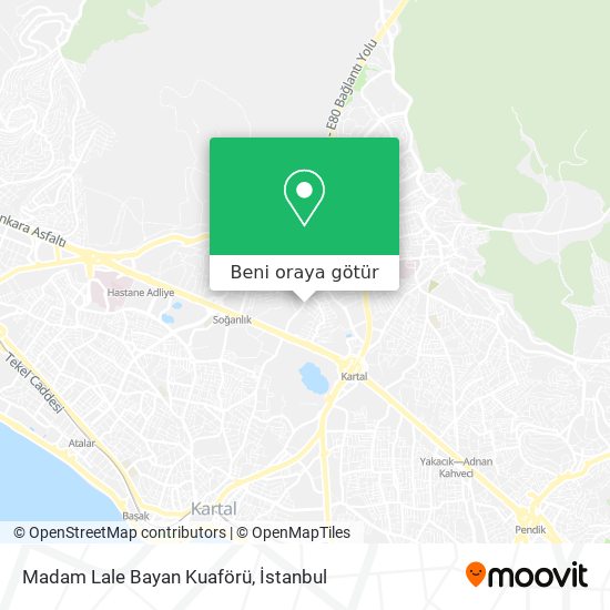 Madam Lale Bayan Kuaförü harita