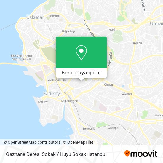 Gazhane Deresi Sokak / Kuyu Sokak harita