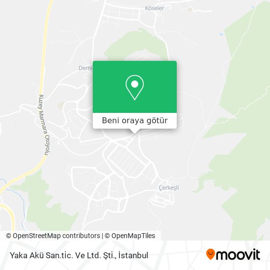 Yaka Akü San.ti̇c. Ve Ltd. Şti̇. harita