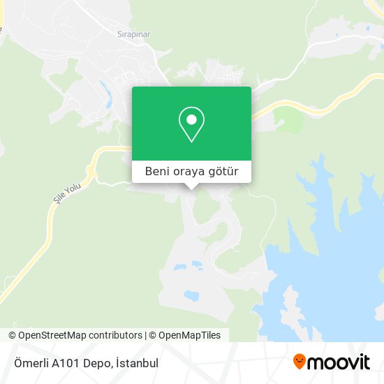 Ömerli A101 Depo harita