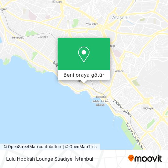 Lulu Hookah Lounge Suadiye harita