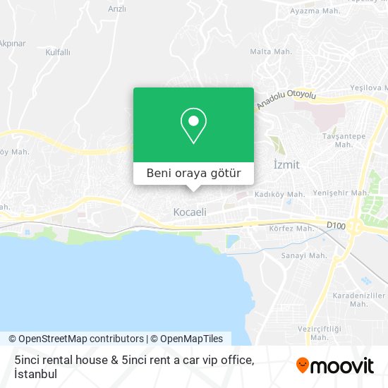 5inci rental house & 5inci rent a car vip office harita