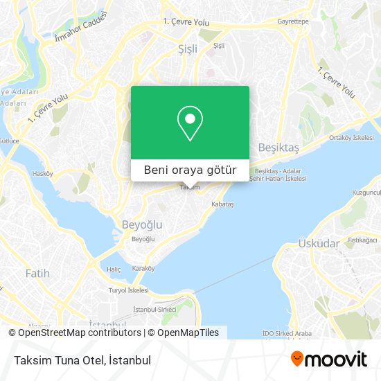 Taksim Tuna Otel harita