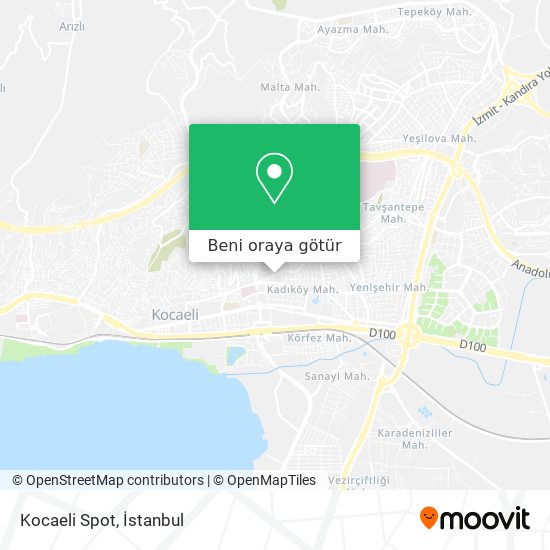 Kocaeli Spot harita