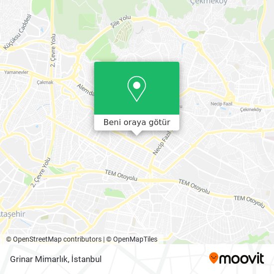 Grinar Mimarlık harita