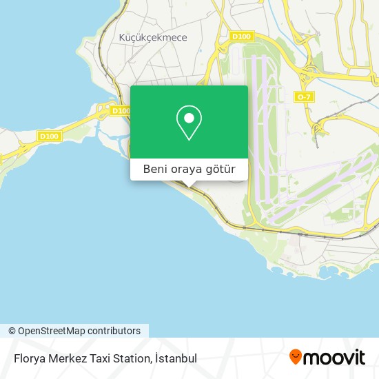 Florya Merkez Taxi Station harita