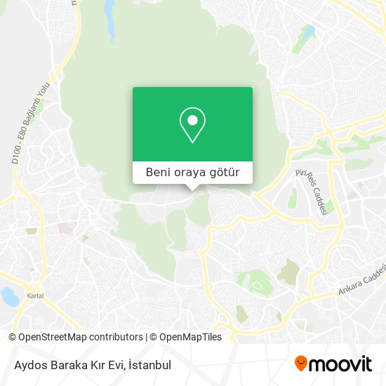 Aydos Baraka Kır Evi harita