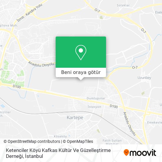 Ketenciler Köyü Kafkas Kültür Ve Güzelleştirme Derneği harita