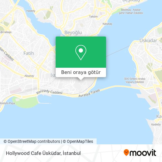 Hollywood Cafe Üsküdar harita