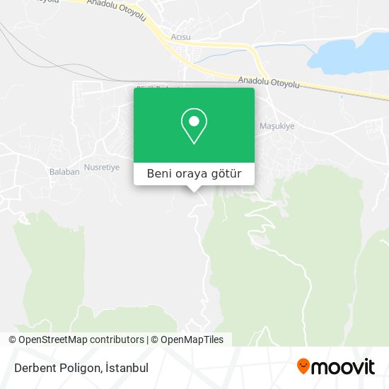 Derbent Poligon harita