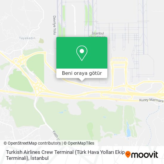 Turkish Airlines Crew Terminal (Türk Hava Yolları Ekip Terminali) harita