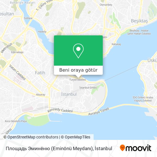 Площадь Эминёню (Eminönü Meydanı) harita