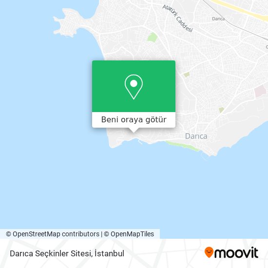 Darıca Seçkinler Sitesi harita