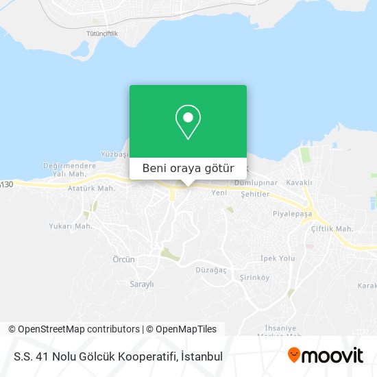 S.S. 41 Nolu Gölcük Kooperatifi harita